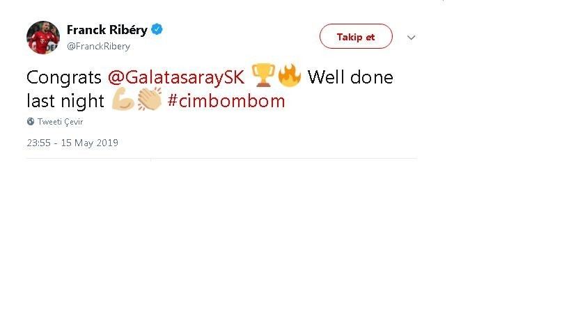 Riberyden Galatasaray Paylaşımı