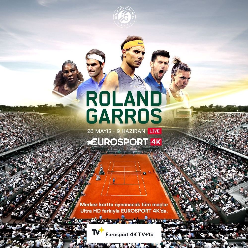 Roland Garrosa Özel 4K Yayın