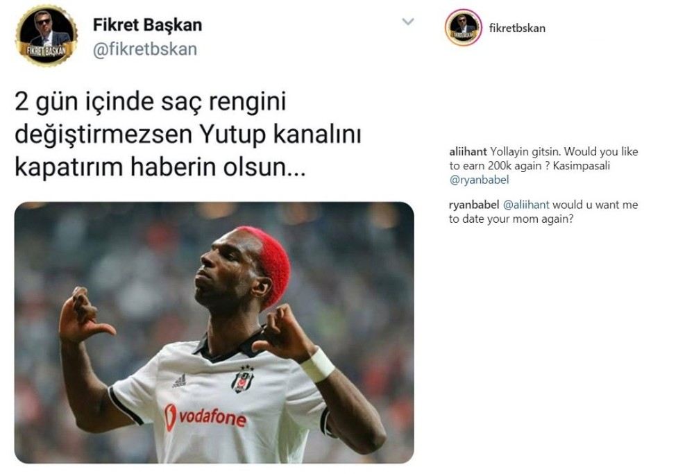 Ryan Babelden Taraftara Skandal Cevap!