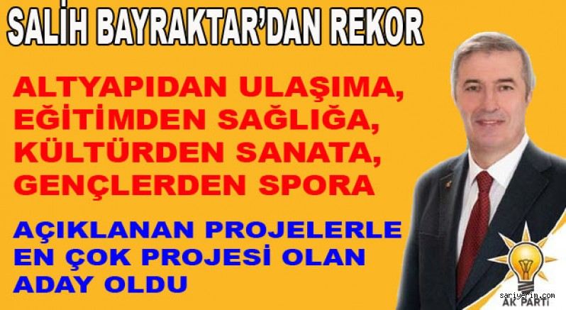 Salih Bayraktar rekor kırdı!