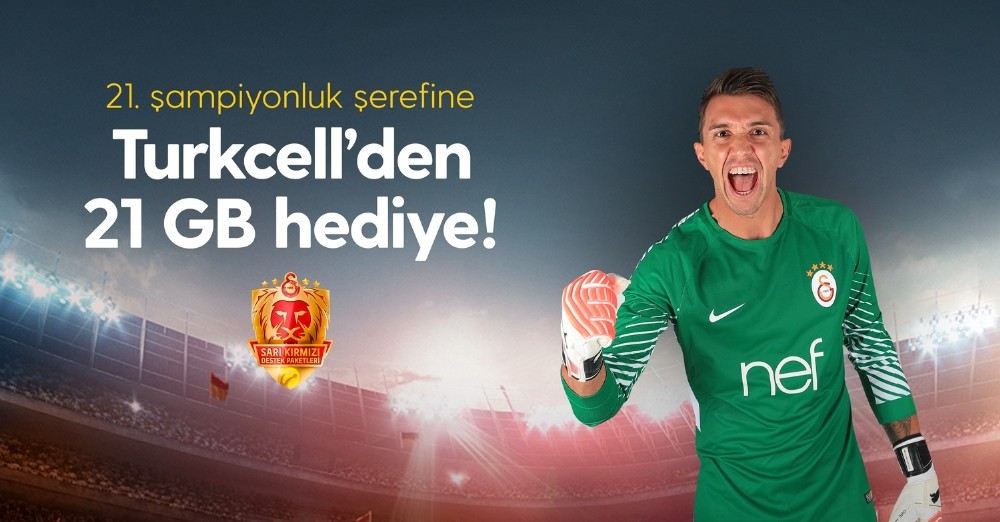 ?Şampiyon Paketi Sahiplerine 21 Gb İnternet