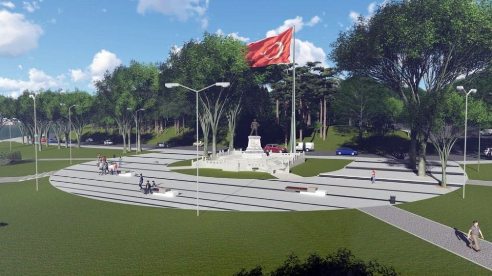 Sarayburnu Atatürk Heykeli Restore Ediliyor