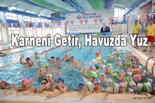 Sarıyer Belediyesinden Çocuklara Karne Hediyesi