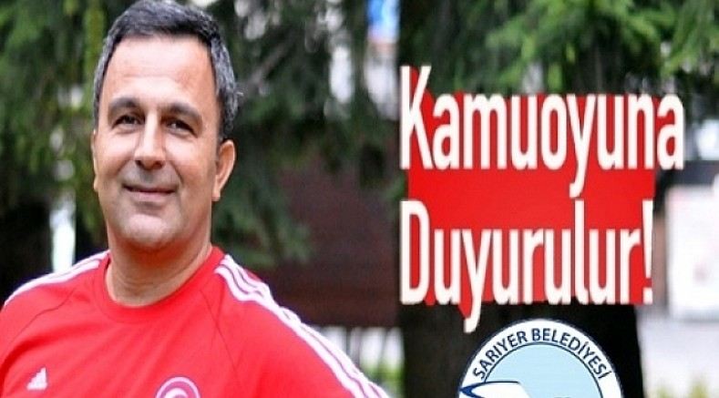 Sarıyer Belediyespor, Aydın Demirözü`ne teşekkür etti...