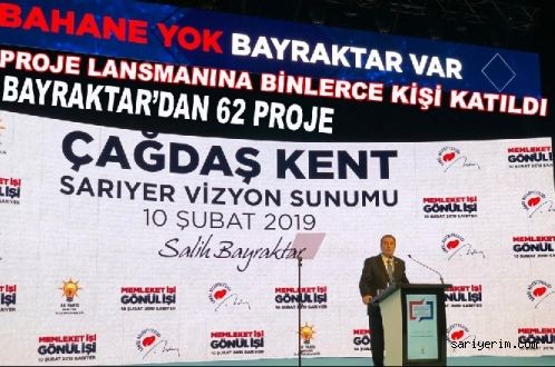 Sarıyer?e değer katacak 62 proje açıklandı