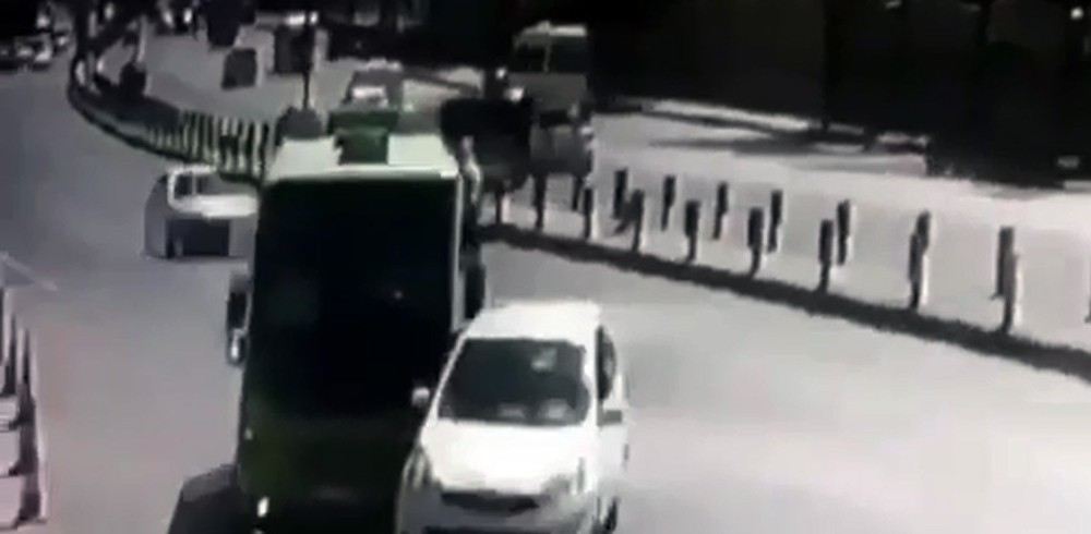 Minibüs Şöförü Faciayı Önledi