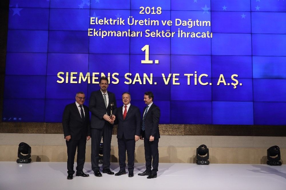 Siemens Türkiye 2018 Yılında En Çok İhracat Yapan Firma Oldu