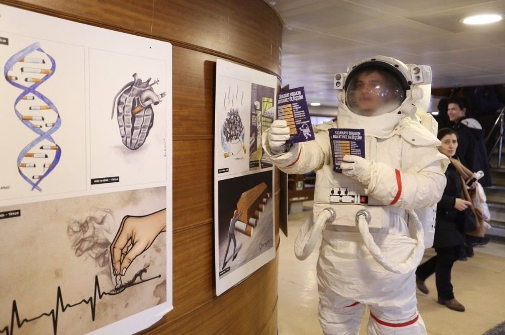 Sigara Bırakma Gününde Yeşilaydan Astronotlu Farkındalık