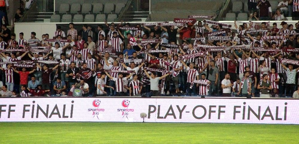 Spor Toto 1. Lig Play-Off Final: Hatayspor: 0 - Gazişehir Gaziantep: 1 (İlk Yarı)