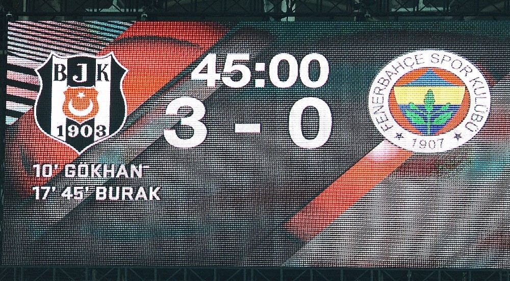 Spor Toto Süper Lig: Beşiktaş: 3 - Fenerbahçe: 3 (Maç Sonucu)