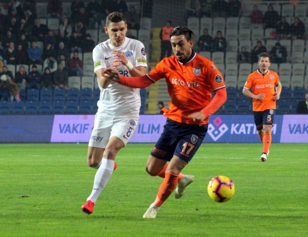 Spor Toto Süper Lig: M.başakşehir: 1 - Kasımpaşa: 0 (İlk Yarı)