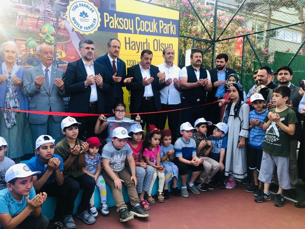 Sulatanbeylinde Paksoy Parkı Hizmete Açıldı