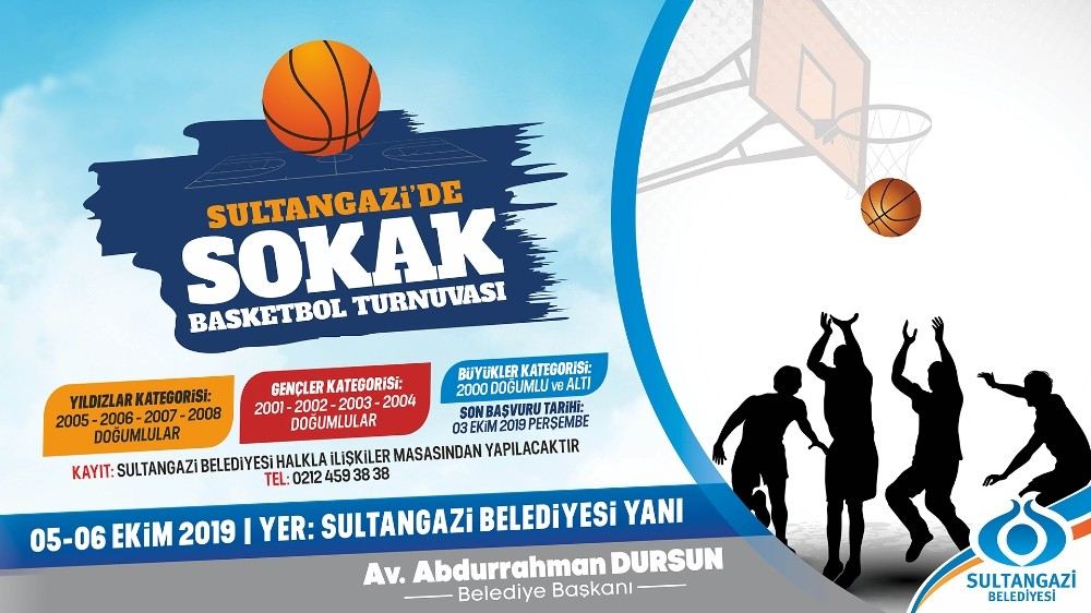 Sultangazide 3X3 Sokak Basketbol Turnuvası Başlıyor