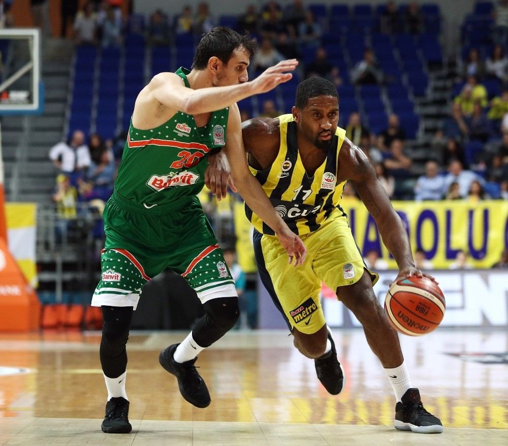 Tahincioğlu Basketbol Süper Ligi Play-Off: Fenerbahçe Doğuş: 98 - Banvit: 93