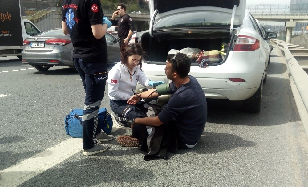 Temde Makas Atan Sürücü Polise Yakalandı