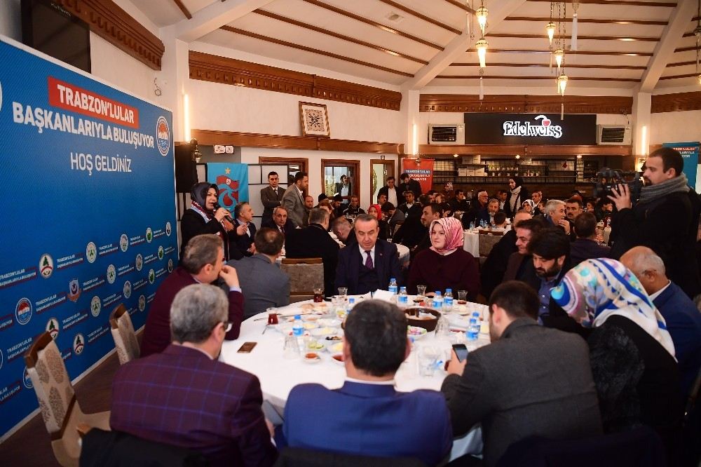 Trabzon Derneklerinden Ak Parti Sancaktepe Belediye Başkan Adayı Döğücüye Tam Destek