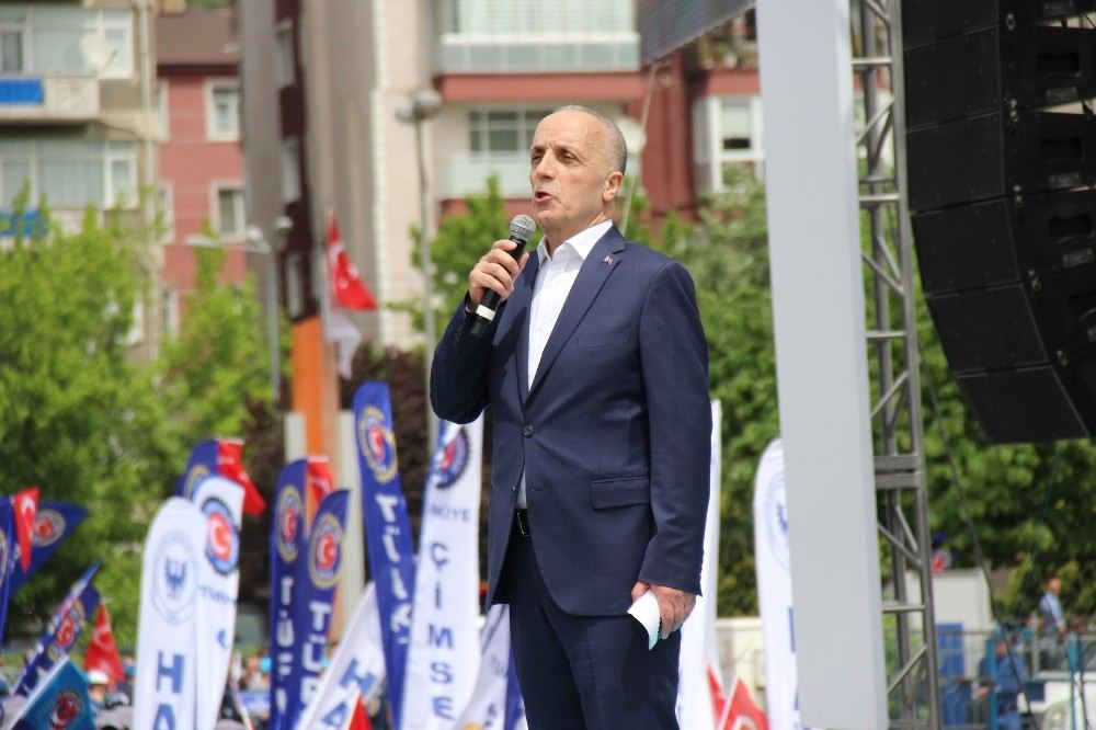 Türk-İş Genel Başkanı Atalay: ?Sendikalar Partilerin Arkasına Sığınmasın?