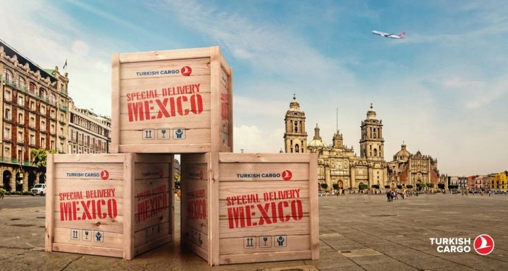 Turkish Cargo, Mexico Cityyi Kargo Uçuş Ağına Ekledi