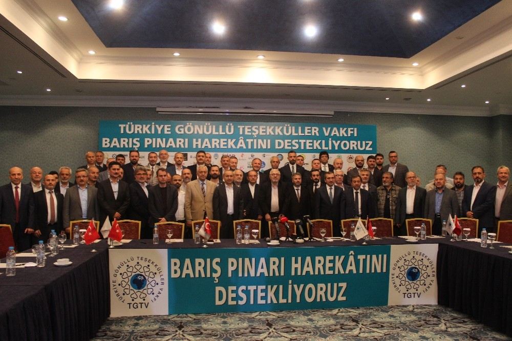 Türkiye Gönüllü Teşekküller Vakfından Barış Pınarı Harekatına Destek