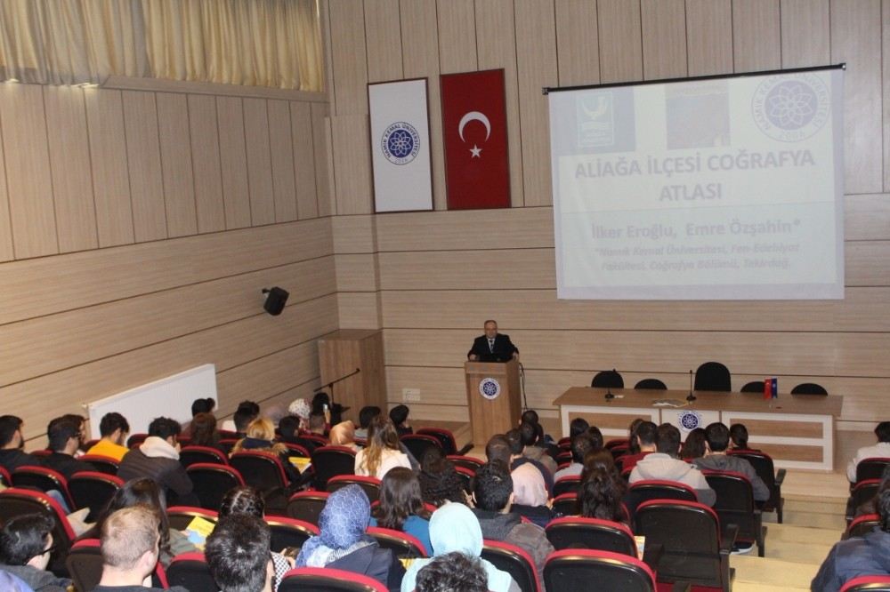 Türkiyenin İlk İlçe Atlası: Aliağa Coğrafya Atlası Konferansı