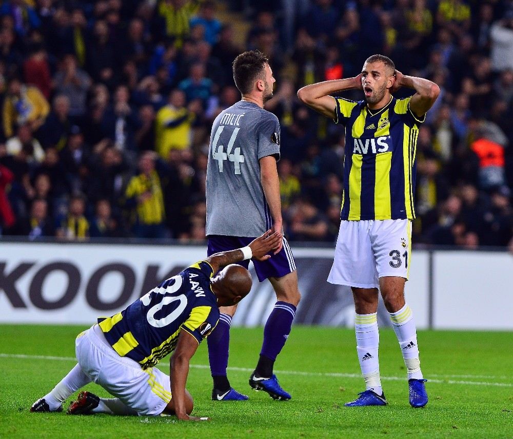 Uefa Avrupa Ligi: Fenerbahçe: 0 - Anderlecht: 0 (İlk Yarı)