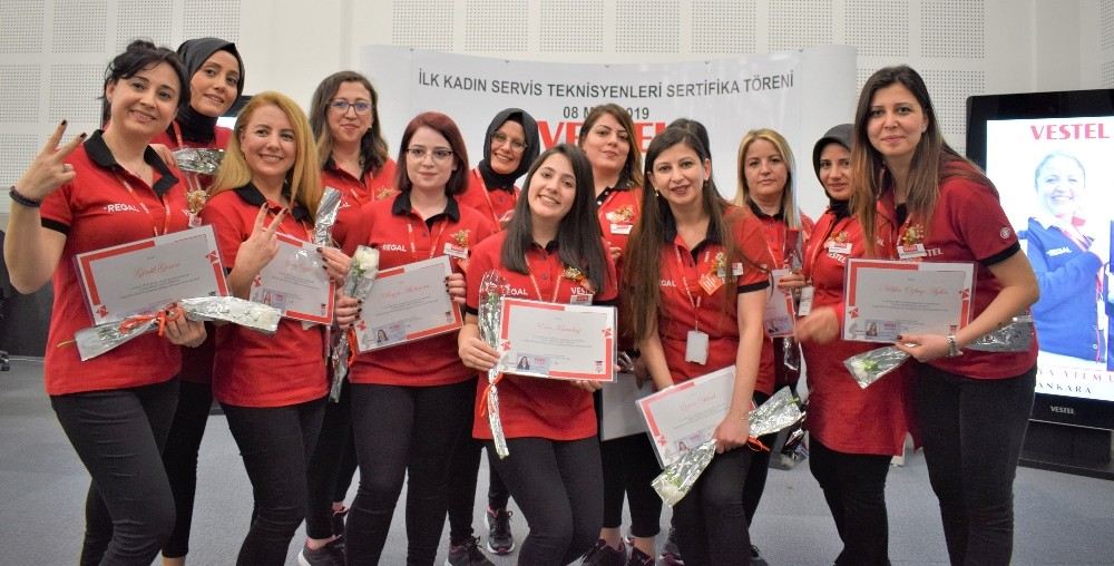 Vestel Yetkili Servislerinde?Kadın Teknisyen Dönemi