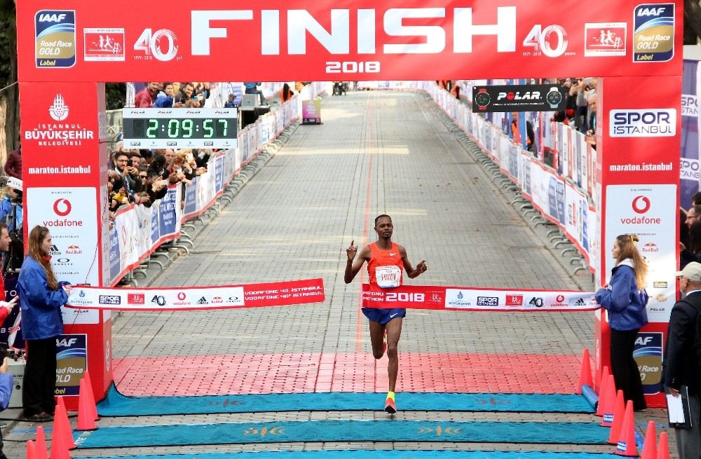 Vodafone İstanbul Maratonunda Zafer Kenyalı Atletlerin