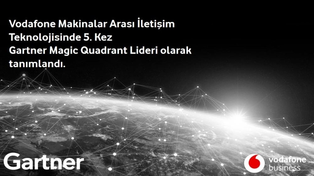 Vodafone, Makineler Arası İletişim Teknolojisinde 5İnci Kez Dünya Lideri Seçildi