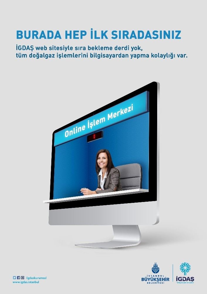 Yenilenen İgdaş Online İle  Tüm İşlemler Tek Tıkla Hizmette Olacak